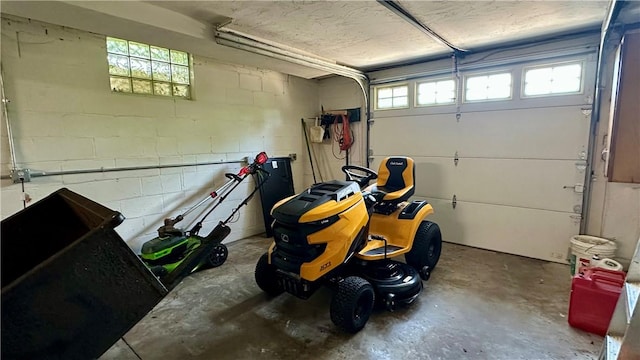 2231 Dellenbaugh Rd, Frazer, PA 15084 - garage with concrete block wall