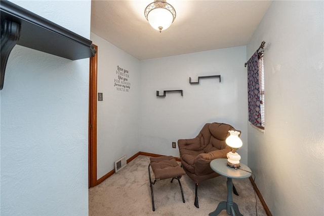 3037 Churchview, Baldwin Boro, PA 15227 - sitting room featuring light colored carpet and baseboards