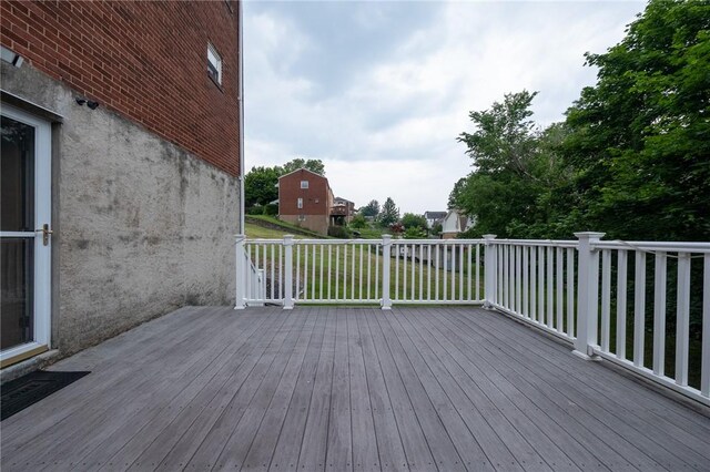 3037 Churchview, Baldwin Boro, PA 15227 - view of wooden terrace