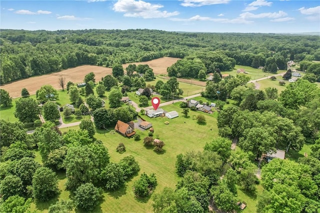 816 Wheatland Rd, Shenango Twp Mer, PA 16159 - aerial view of sparsely populated area with a forest