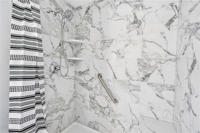 816 Wheatland Rd, Shenango Twp Mer, PA 16159 - full bathroom featuring a marble finish shower
