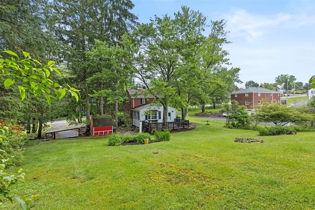 190 Wexford Bayne, Pine Twp Nal, PA 15090 - view of green lawn with a deck