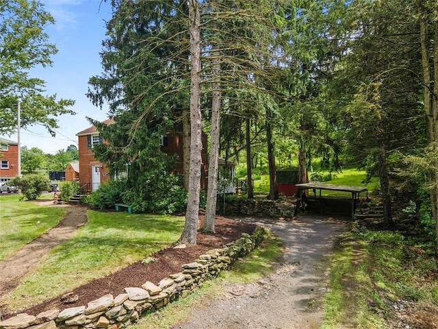 190 Wexford Bayne, Pine Twp Nal, PA 15090 - view of property's community with a lawn and asphalt driveway