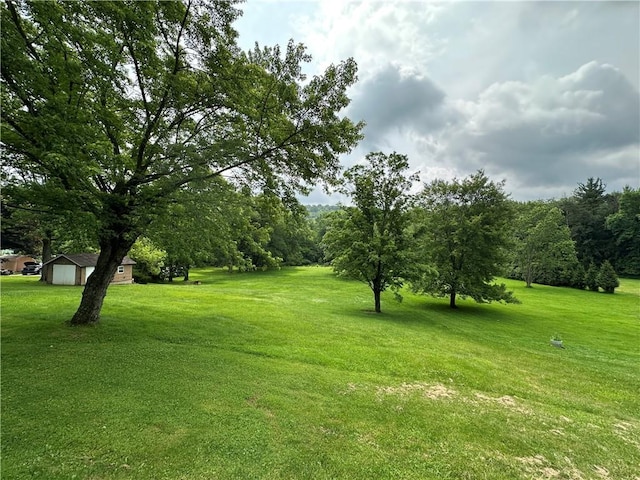 11637 State Route 85, Rayburn Twp, PA 16201 - view of grassy yard featuring a shed