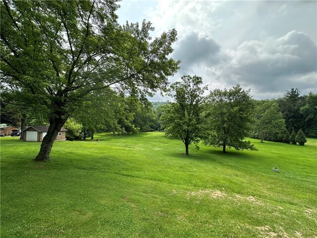 11637 State Route 85, Rayburn Twp, PA 16201 - view of green lawn featuring a storage shed