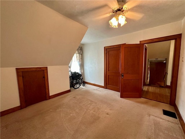 11637 State Route 85, Rayburn Twp, PA 16201 - additional living space with light colored carpet and ceiling fan