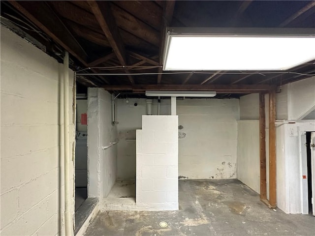 11637 State Route 85, Rayburn Twp, PA 16201 - unfinished basement with concrete block wall