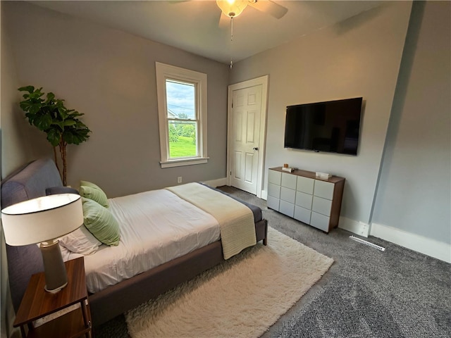 4352 Ellwood Rd, Wayne Twp Law, PA 16101 - carpeted bedroom featuring baseboards and ceiling fan