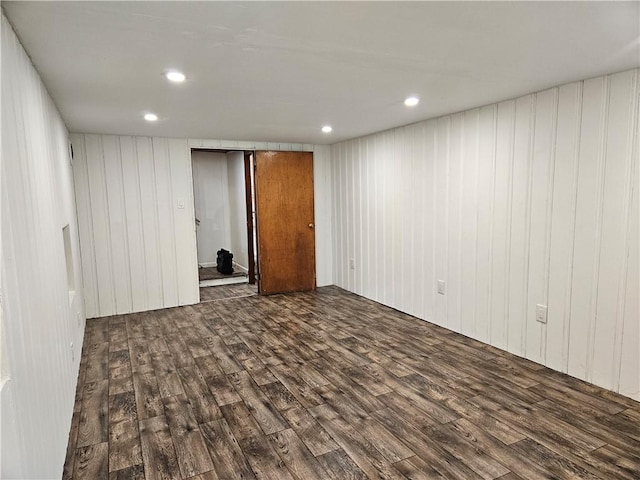 619 Ridge Ave, New Kensington, PA 15068 - finished basement featuring wood finished floors, recessed lighting, and wooden walls