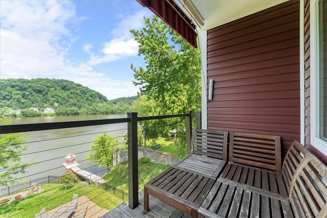 548 Penn St, Verona, PA 15147 - balcony featuring a water view