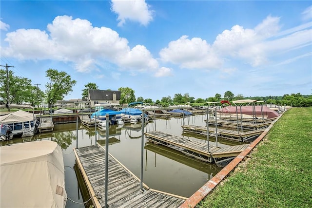 11504 N Shore Dr, Conneaut Lake Cra, PA 16316 - dock area with a water view
