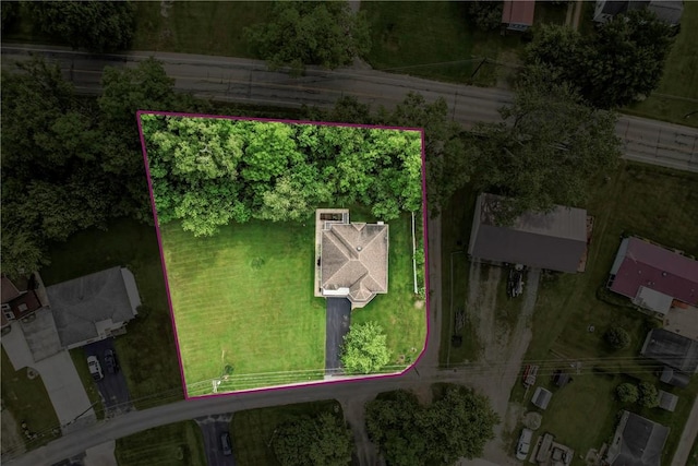 11504 N Shore Dr, Conneaut Lake Cra, PA 16316 - aerial overview of property's location featuring property boundaries highlighted