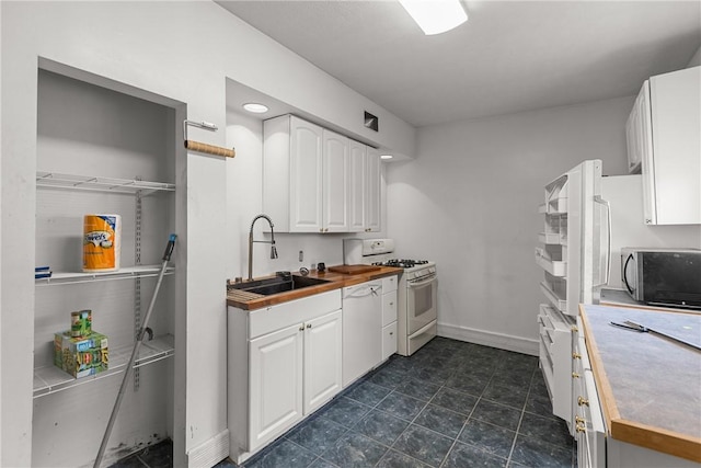 330 Jefferson Ave, City Of Washington, PA 15301 - kitchen with white appliances and white cabinetry