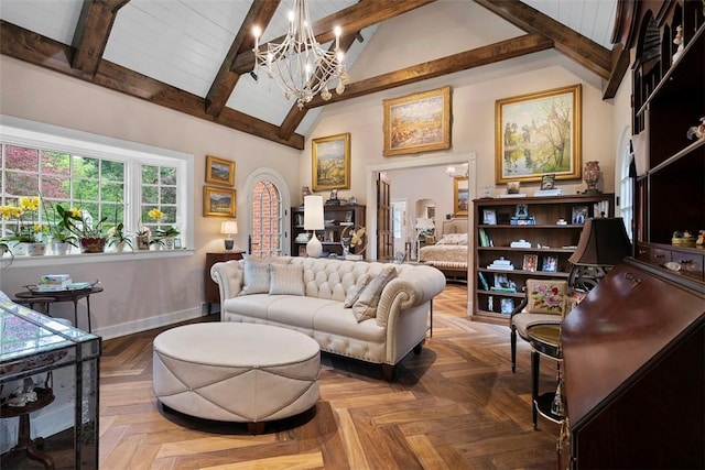 1909 Highgate Rd, Upper St Clair, PA 15241 - living area with a chandelier and arched walkways