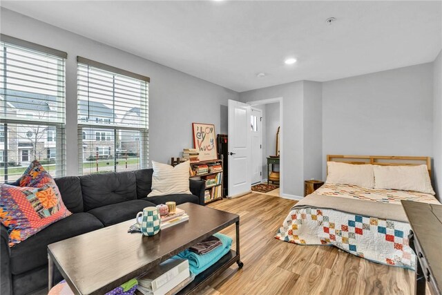 620 Amarth Ln, Cranberry Twp, PA 16066 - bedroom with light wood-type flooring and recessed lighting