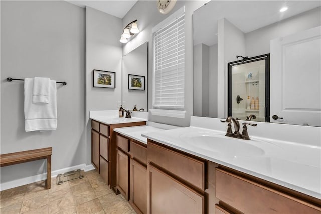 620 Amarth Ln, Cranberry Twp, PA 16066 - bathroom with a shower stall and vanity
