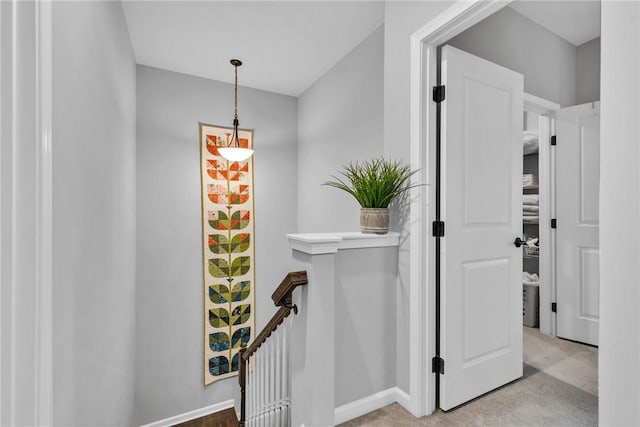 620 Amarth Ln, Cranberry Twp, PA 16066 - hall featuring an upstairs landing and light colored carpet