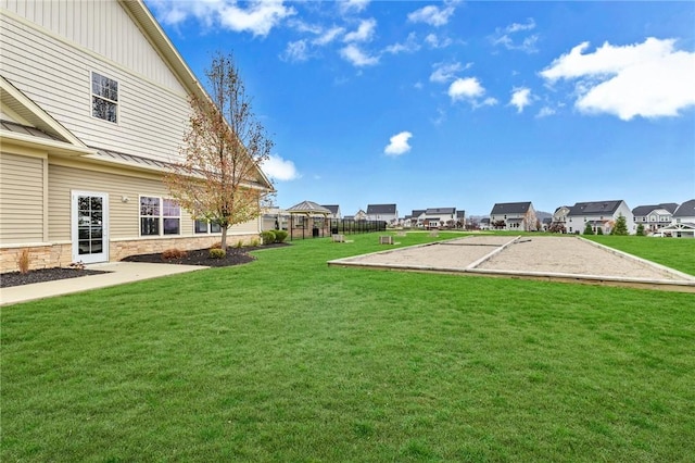 620 Amarth Ln, Cranberry Twp, PA 16066 - view of grassy yard featuring a game area and a residential view