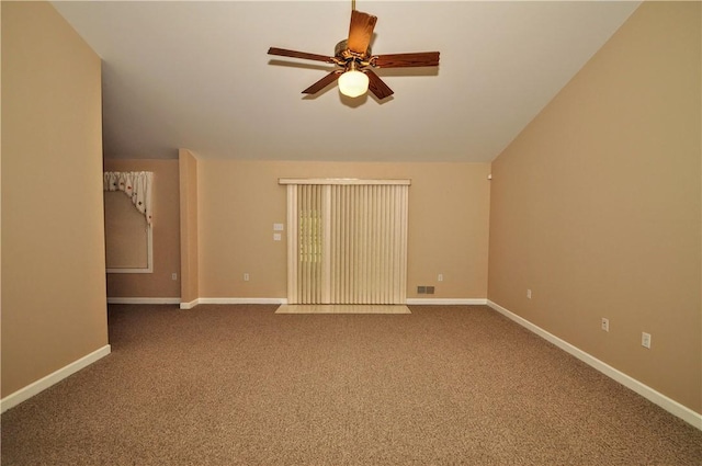 23 Naples Dr, North Union Twp, PA 15401 - carpeted spare room with a ceiling fan and baseboards