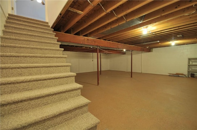 23 Naples Dr, North Union Twp, PA 15401 - finished basement with stairway