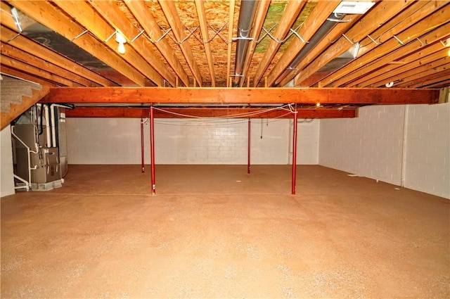 23 Naples Dr, North Union Twp, PA 15401 - unfinished basement featuring heating unit