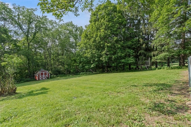 95 Karen Dr, Buffalo Twp Wsh, PA 15301 - view of grassy yard with a shed