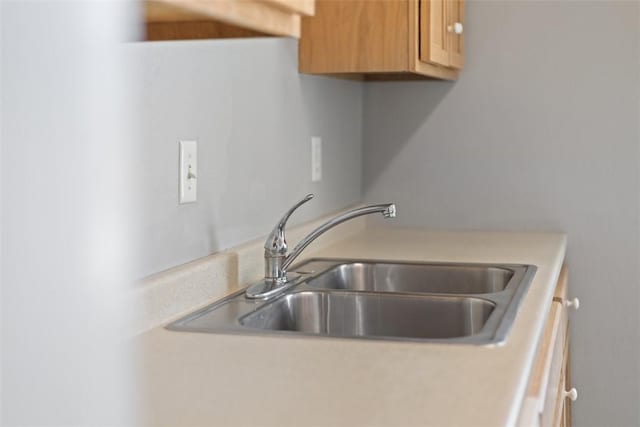150 Frank St, Whitaker, PA 15120 - kitchen with light countertops and brown cabinets