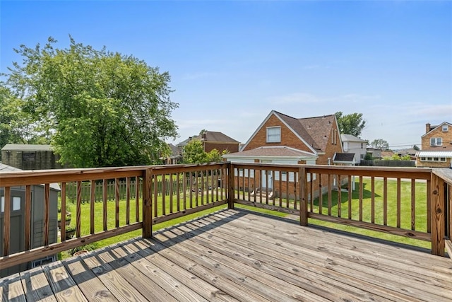 150 Frank St, Whitaker, PA 15120 - wooden deck featuring a residential view