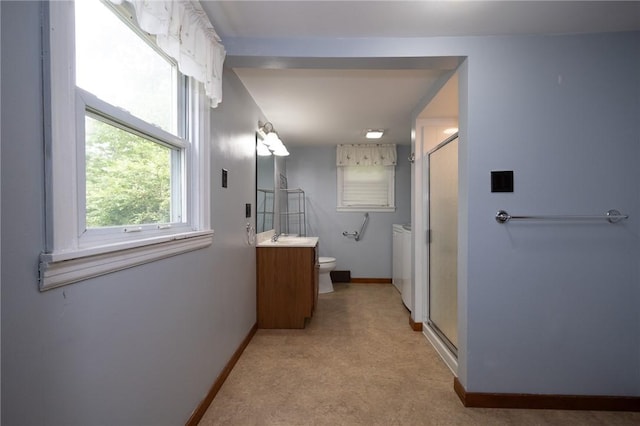1539 Dime Rd, Parks Twp, PA 15690 - bathroom with vanity and a stall shower