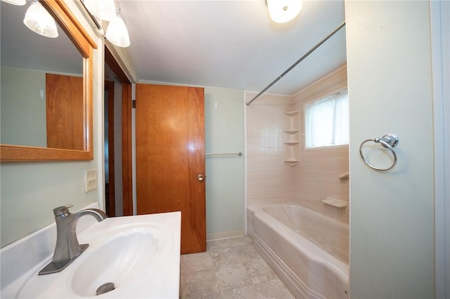 1539 Dime Rd, Parks Twp, PA 15690 - bathroom featuring shower / tub combination and vanity