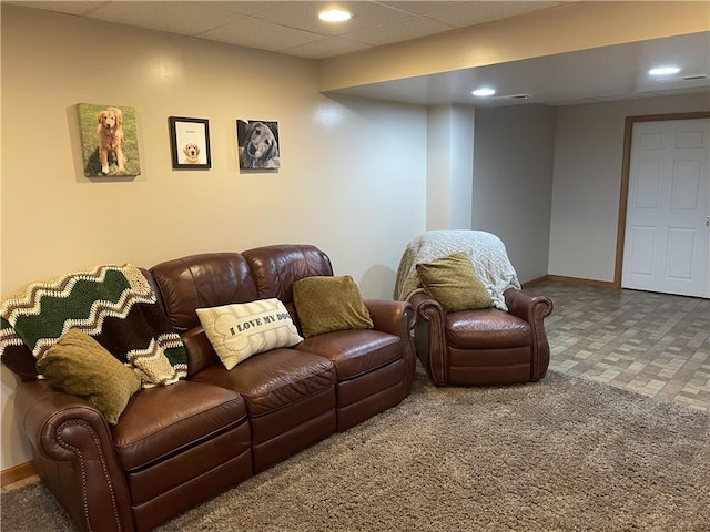 10240 Roseway Blvd, North Huntingdon, PA 15642 - cinema room with carpet flooring and recessed lighting