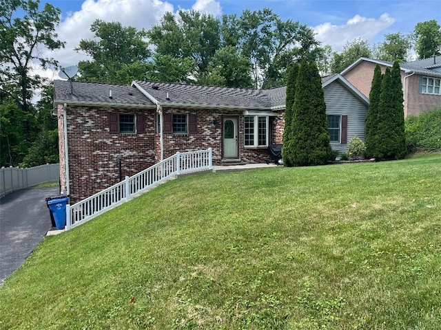 10240 Roseway Blvd, North Huntingdon, PA 15642 - single story home featuring brick siding and a shingled roof