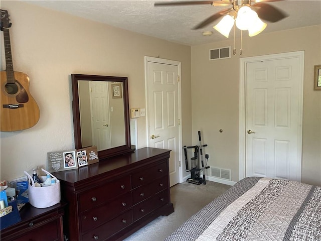 10240 Roseway Blvd, North Huntingdon, PA 15642 - bedroom with dark carpet and ceiling fan