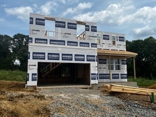 346 Leslie Farms Dr, Connoquenessing Boro, PA 16033 - view of building exterior featuring a garage