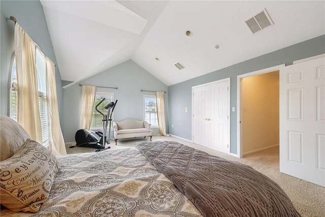 1041 Ashfield Way, Salem Twp Wml, PA 15601 - carpeted bedroom featuring vaulted ceiling and baseboards