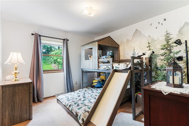 223 Horseshoe Dr, Adams Twp, PA 16046 - bedroom featuring light carpet