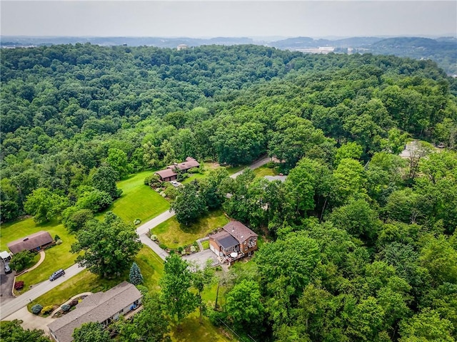 223 Horseshoe Dr, Adams Twp, PA 16046 - drone / aerial view of a heavily wooded area