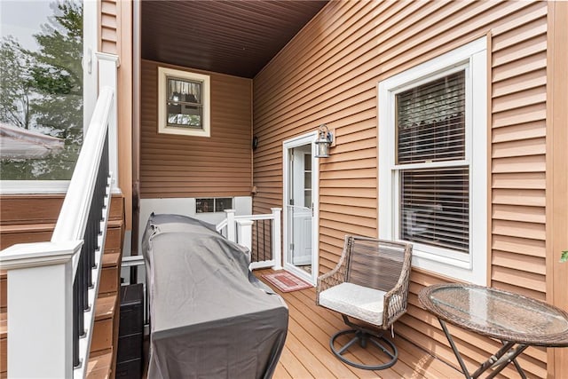 223 Horseshoe Dr, Adams Twp, PA 16046 - view of wooden terrace