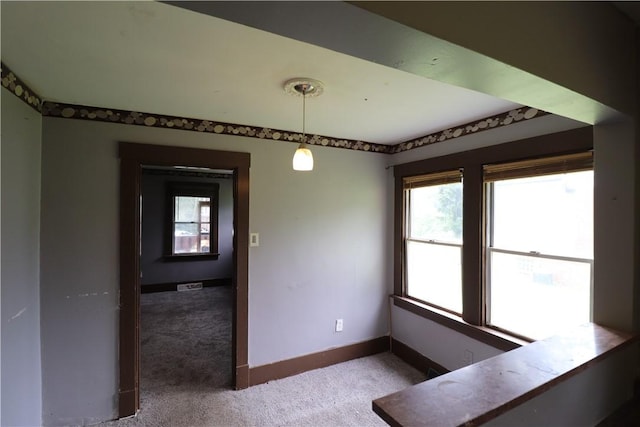 1700 Grall Ave, Shaler, PA 15209 - unfurnished dining area with carpet flooring and plenty of natural light