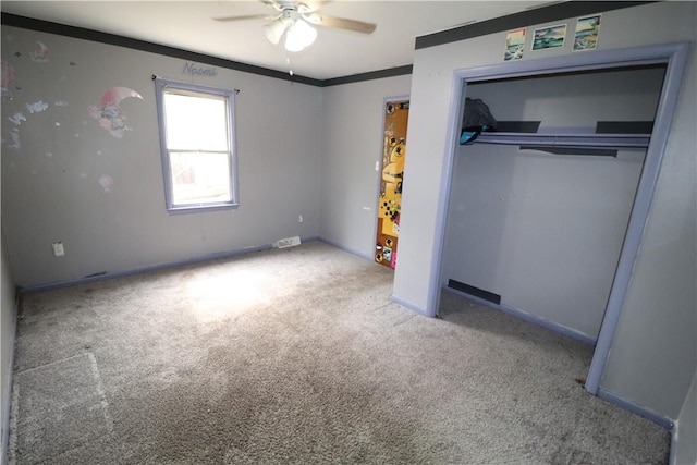 1700 Grall Ave, Shaler, PA 15209 - unfurnished bedroom featuring carpet floors and a closet
