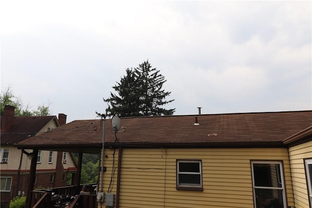 1700 Grall Ave, Shaler, PA 15209 - exterior view of a satellite dish and electric meter