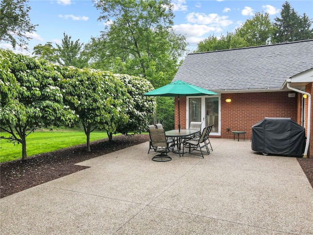 241 W Chapel Ridge Rd, Fox Chapel, PA 15238 - view of patio / terrace with area for grilling and outdoor dining area