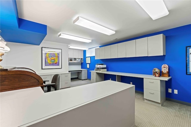 241 W Chapel Ridge Rd, Fox Chapel, PA 15238 - office space featuring built in desk and light colored carpet