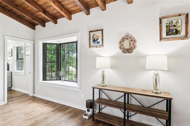 2805 Hamilton Ave, Shaler, PA 15116 - interior space with wood ceiling and wood finished floors