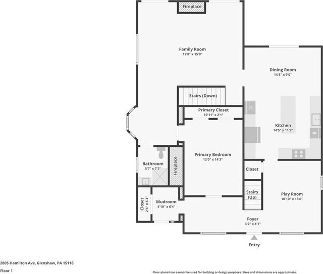 2805 Hamilton Ave, Shaler, PA 15116 - view of home floor plan