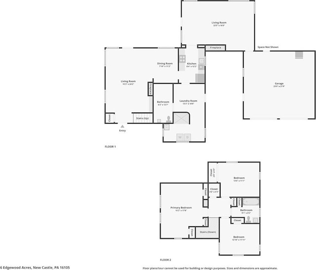 6 Edgewood Acres, Neshannock Twp, PA 16105 - view of floor plan / room layout