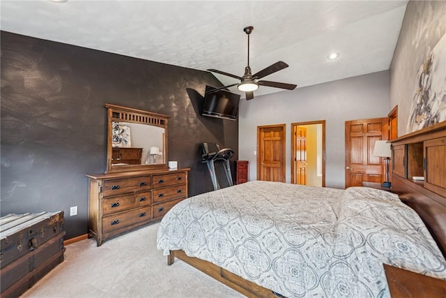 1007 Braemar Dr, Penn Twp Wml, PA 15644 - bedroom with carpet floors, recessed lighting, and ceiling fan