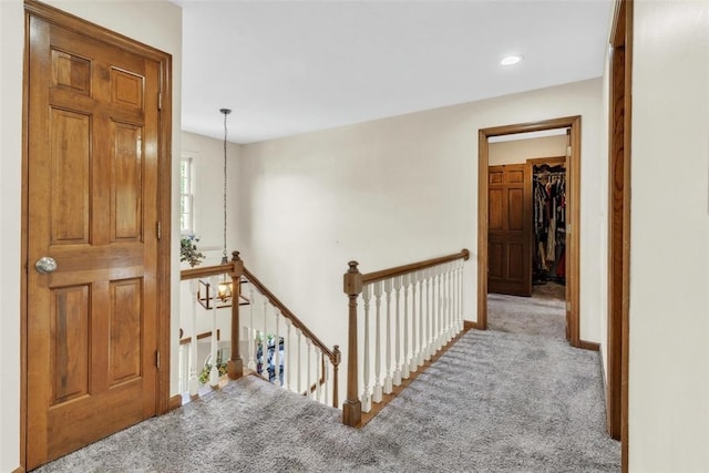 139 Village Dr, Cranberry Twp, PA 16066 - corridor with an upstairs landing and carpet