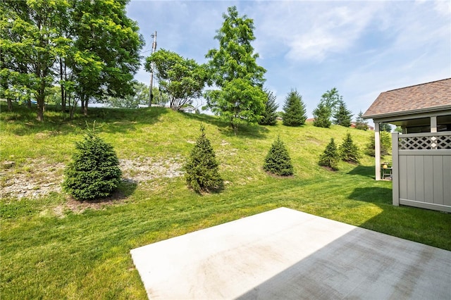 402 Chambers Dr, Canton Twp, PA 15301 - view of grassy yard featuring a patio area