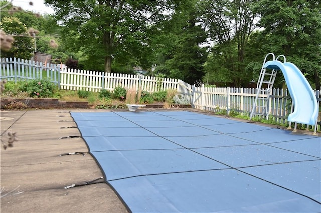 714 Colonial, Coolbaugh Twp, PA 15613 - view of swimming pool with view of scattered trees